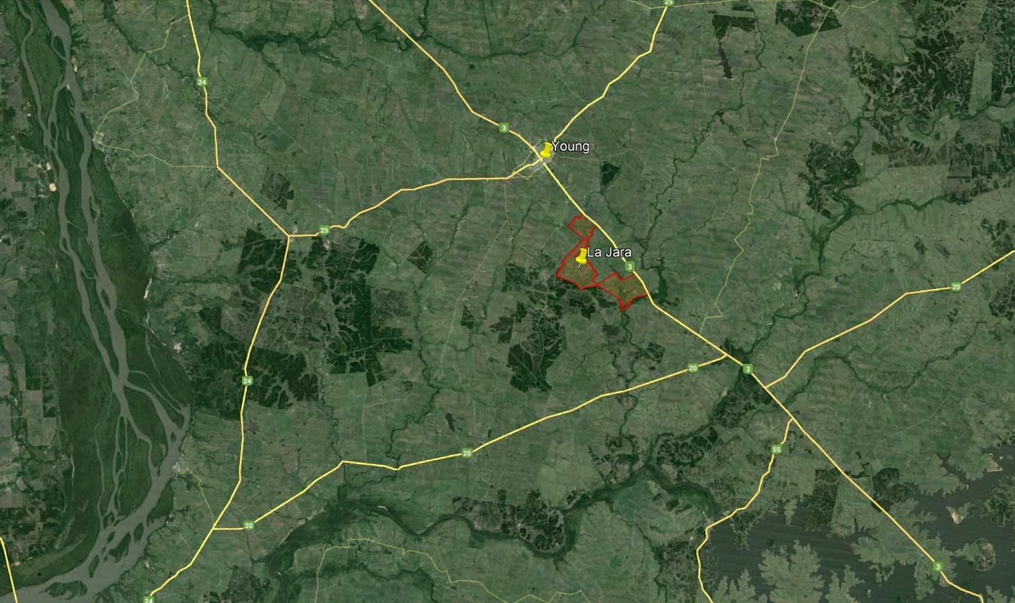 Region · westliches Uruguay